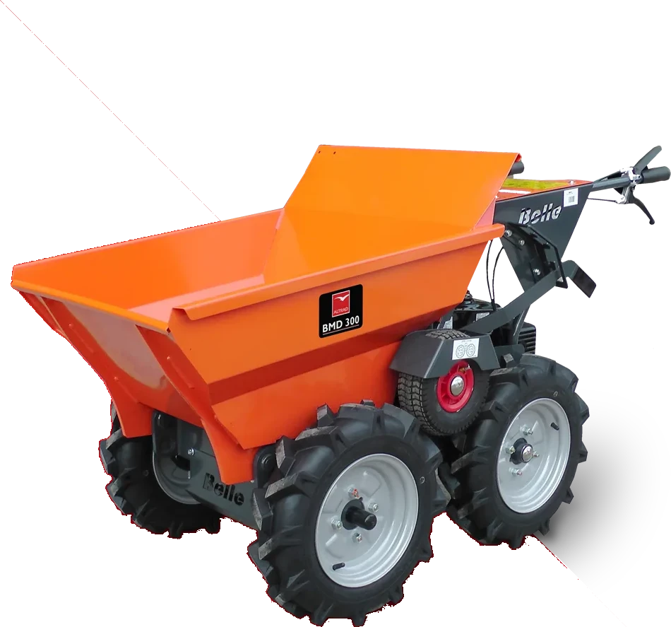 Miniwozidło BELLE z mechanizmem wywrotu łoża